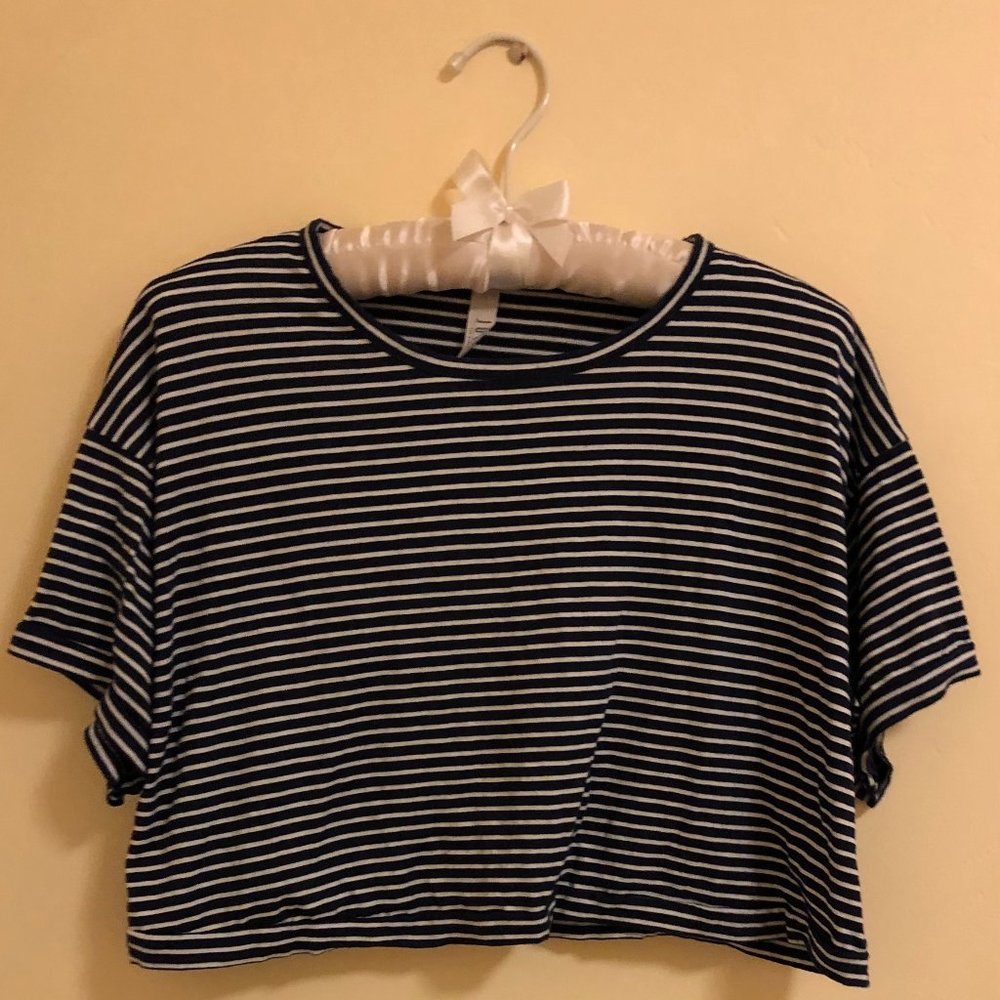 Jolie Los Angeles Striped Crop Top